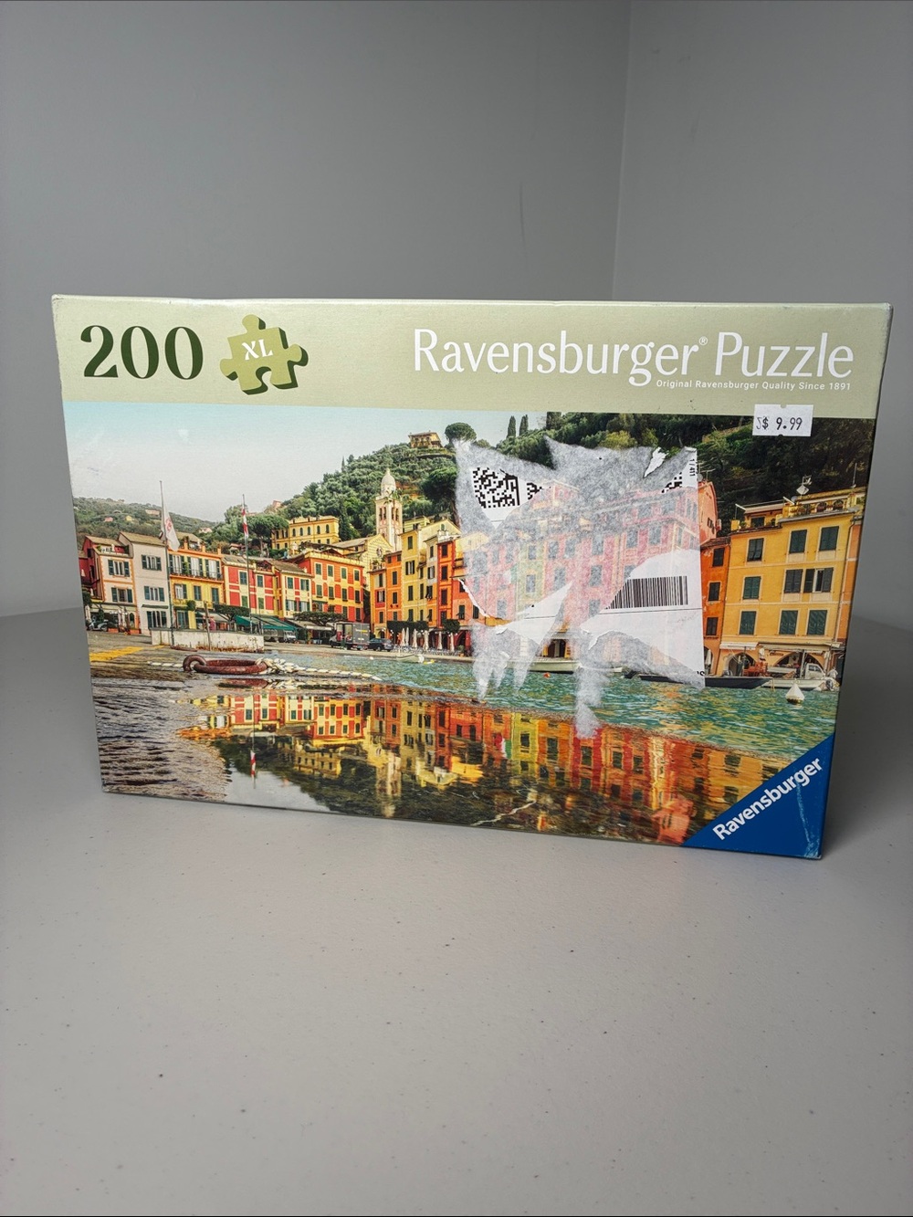 Ravensburger 200-Piece Puzzle — Colorful Coastal Village Print
